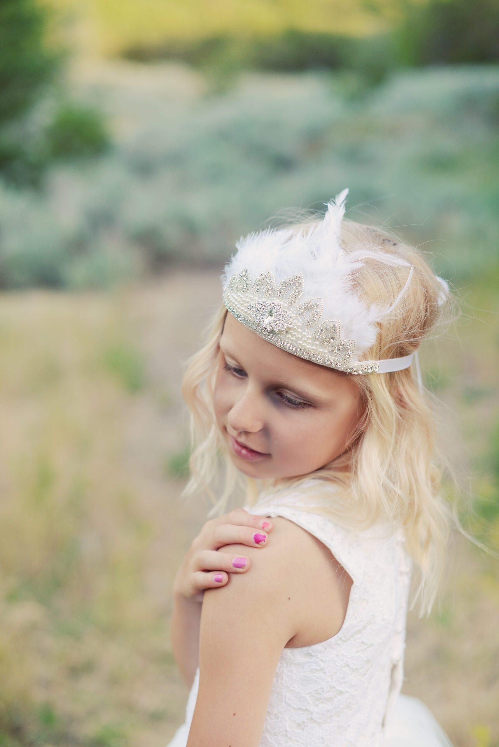 Deco Headband For Flower Girls and Bridesmaids