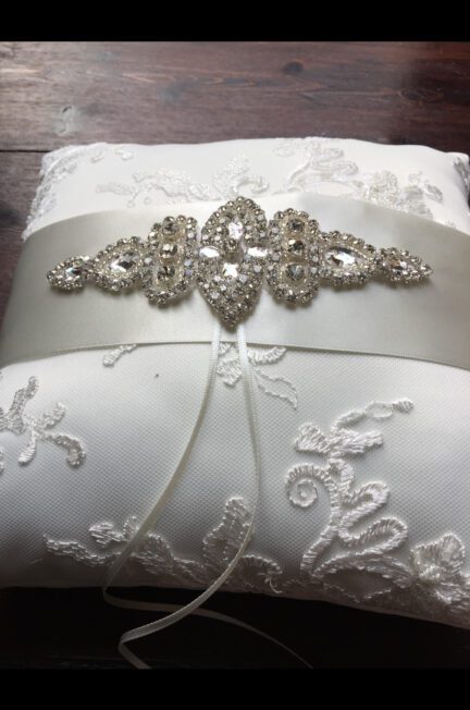 The Honiton First Communion Dress or Flower Girl Dress With Diamanté Sash