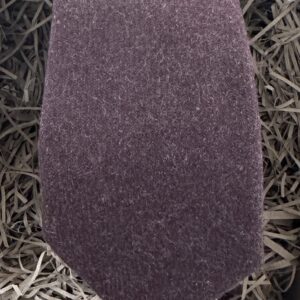 A photo of a dark brown wool necktie for men