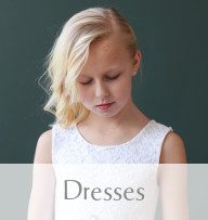 Image of Gilly Gray flower girl in beautiful dress for a lovely wedding