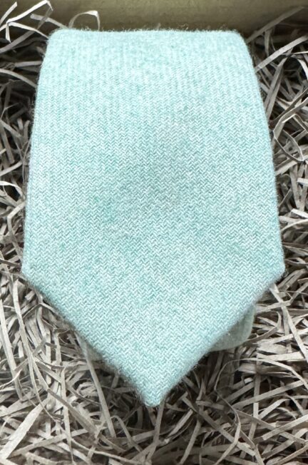 The Bells of Ireland:  Green Wool Tie – A Touch of Ireland for Your Special Day